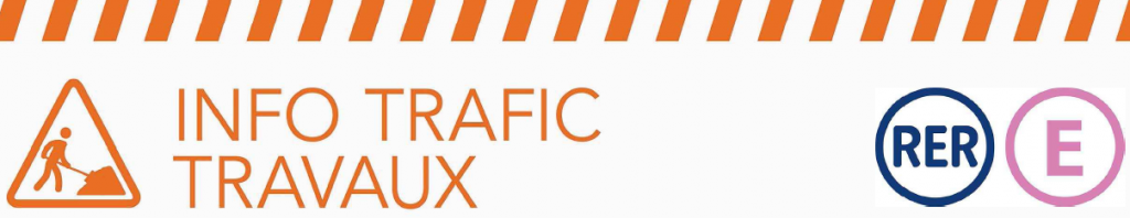 Info trafic travaux RER E
